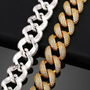 Custom Miami Curb Colorless Moissanite Hip Hop Chain