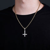 Cross Criss VVS1 Clarity Moissanite Diamond Pendant