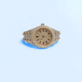 Dual Tone Luxury Moissanite Automatic Watch