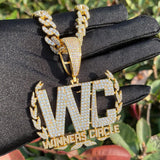 Winners Circle Handcrafted Moissanite Iced Out Pendant