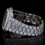 Superior Moissanite Diamond Full White Hip Hop Watch