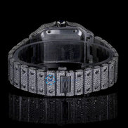 Exclusive Automatic Full White Bust Down Hip Hop Watch
