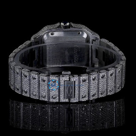 Exclusive Automatic Full White Bust Down Hip Hop Watch