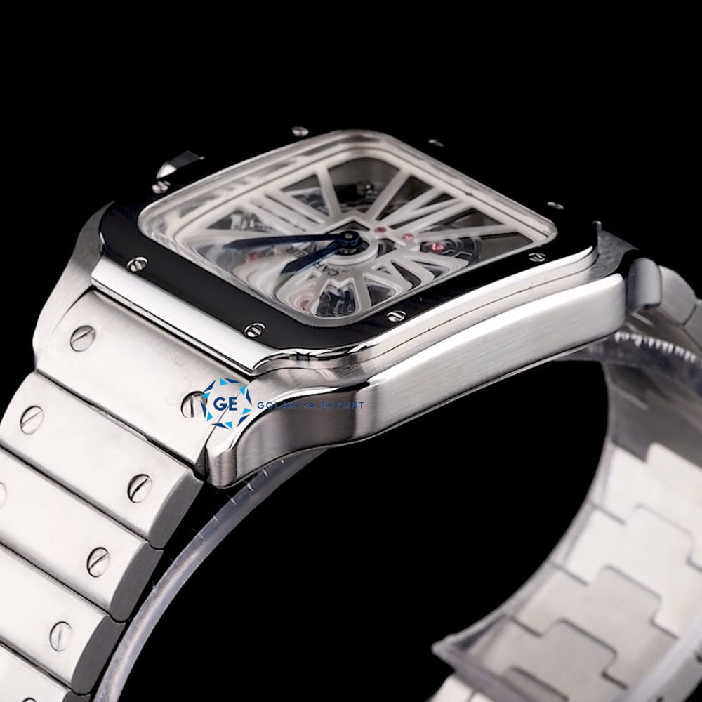 Skeleton Stainless Steel Automatic Exclusive Watch