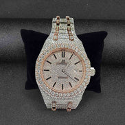 Stainless Steel Automatic Dual Tone Handmade Luxury Watch