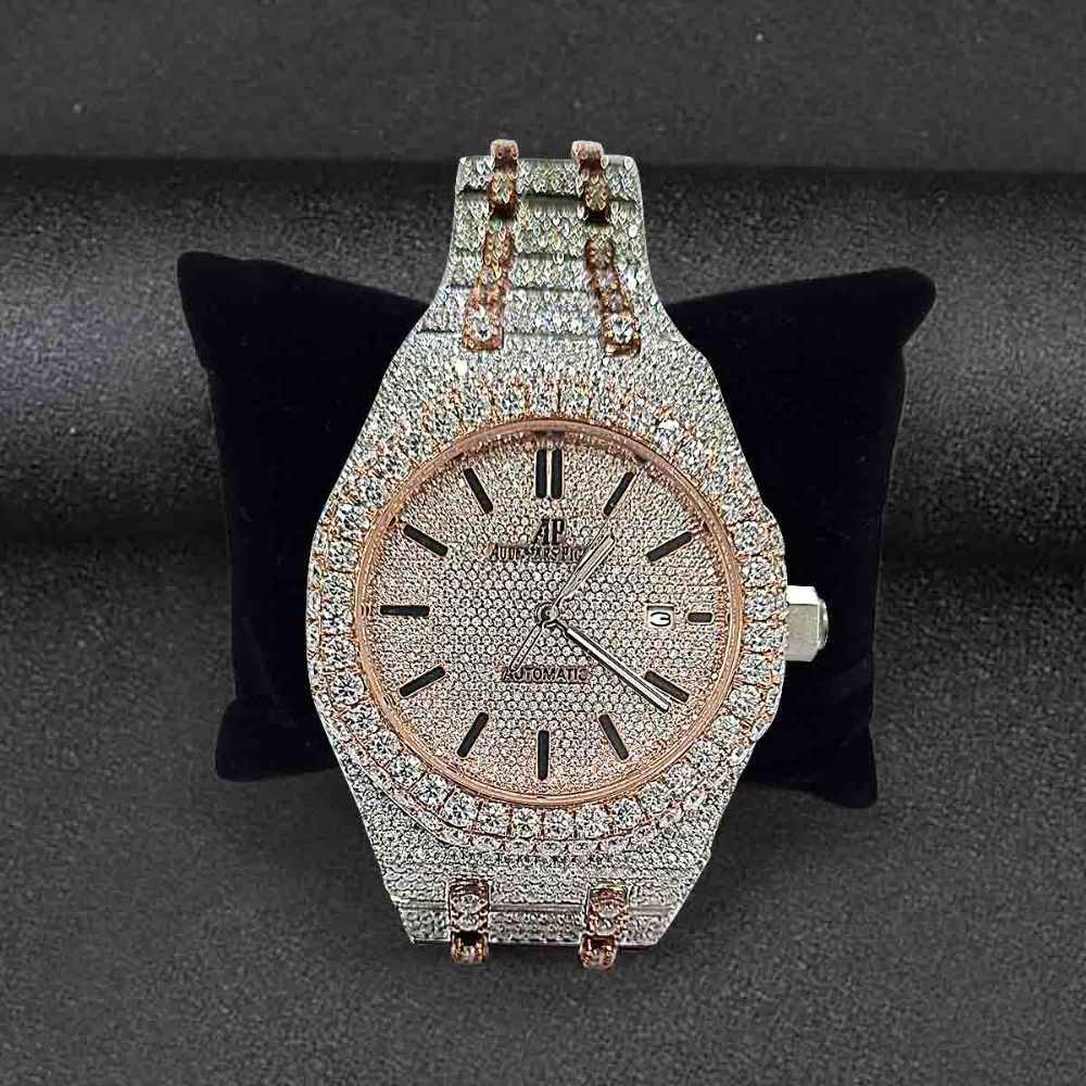 Stainless Steel Automatic Dual Tone Handmade Luxury Watch