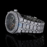 Automatic Skeleton Bust Down Full White Luxury Watch