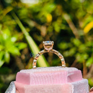 Radiant Cut Lab Grown Diamond Engagement Ring