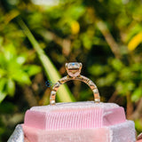 Radiant Cut Lab Grown Diamond Engagement Ring