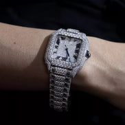 Romen Numeric Moissanite Automatic Mechanical Watch