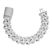 VVS1 Clarity Moissanite Diaamond Cuban Bracelet