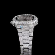 Bust Down Moissanite Full White Luxury Watch Gift For Him