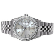 Datejust Stainless Steel Moissniate Watch
