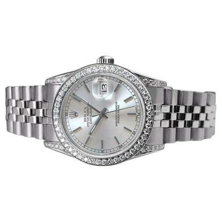 Datejust Stainless Steel Moissniate Watch