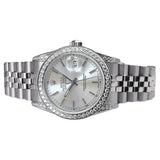 Datejust Stainless Steel Moissniate Watch