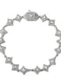 Star Link Moissanite Diamond 925 Sterling Silver Bracelet