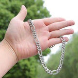 Moissanite Iced Out Figaro Chain For Him