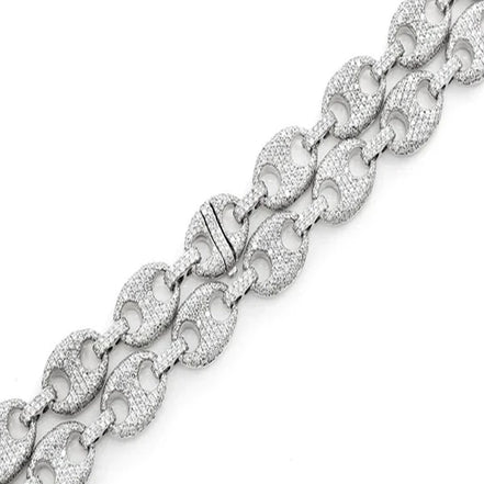 Men's Miami Cuban Mariner Link Iced Out Hip Hop Chain