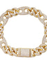 Colorless Moissanite Diamond Men's Cuban Bracelet