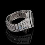 Automatic Stainless Steel Moissanite Wrist Watch
