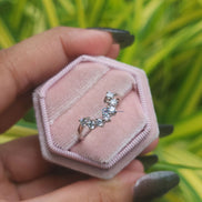 Minimalist Round Cut Lab Grown Diamond Band For Women