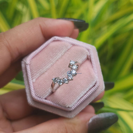 Minimalist Round Cut Lab Grown Diamond Band For Women