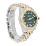 Datejust Stainless Steel Moissanite Automatic Watch