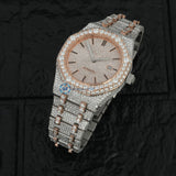 Lab Created Moissanite Luxury Hip Hop Watch
