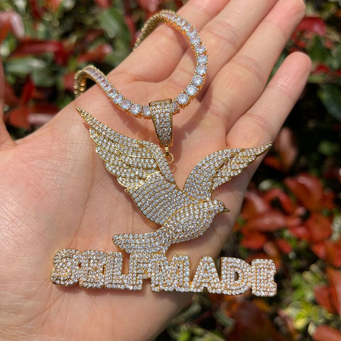 Self Made Iced Out Bling Bling Moissanite Pendant