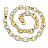Moissanite Diamond Cuban Chain For Men's