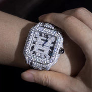 Romen Numeric Moissanite Automatic Mechanical Watch