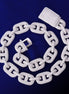 Hip Hop Luxury G Link Moissanite Chain Gift For Men's