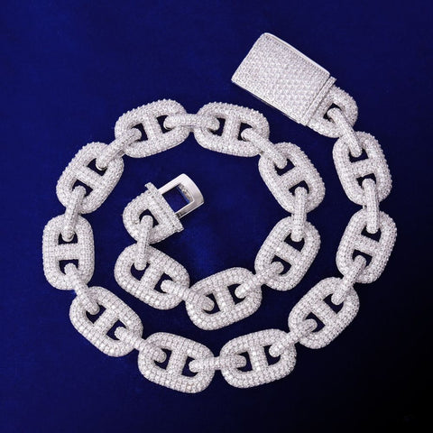 Hip Hop Luxury G Link Moissanite Chain Gift For Men's