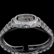 Bust Down Moissanite Full White Luxury Watch Gift For Him