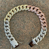 D Color Moissanite Cuban Link Bracelet