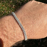 Micro Prong Miami Cuban Link Moissanite Bracelet