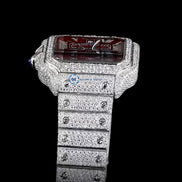 Fully Iced Out Moissanite Diamond Classic And Fancy Watch