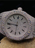 Full Iced Out Moissanite Bust Down Luxury Watch Gift For Men's