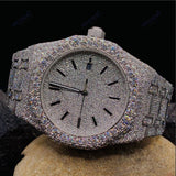 Full Iced Out Moissanite Bust Down Luxury Watch Gift For Men's