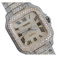 Automatic Dual Tone D Color Moissanite Watch