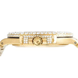 Stainless Steel Iced Out Moissanite Luxury Watch