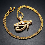 Eyes Of Horus Moissanite Diamond Men's Pendant