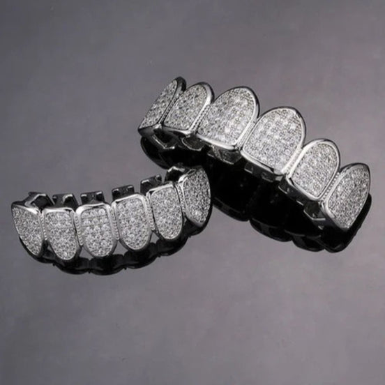 6 On 6 Moissanite Diamond Grillz