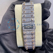 Moissanite Diamond Dual Tone Men's Luxury Watch