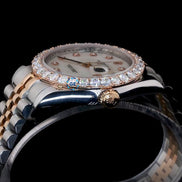 Custom Date Just Moissanite Diamond Daily Wear Watch
