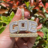 Rapper Style Moissanite Diamond Customize Pendant Necklaces