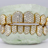 8 On 8 Round Cut Moissanite Customize Grillz