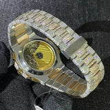 VVS1 Moissanite Automatic Full White Hip Hop Watch