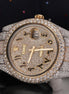 Datejust Moissanite Diamond Dual Tone Watch