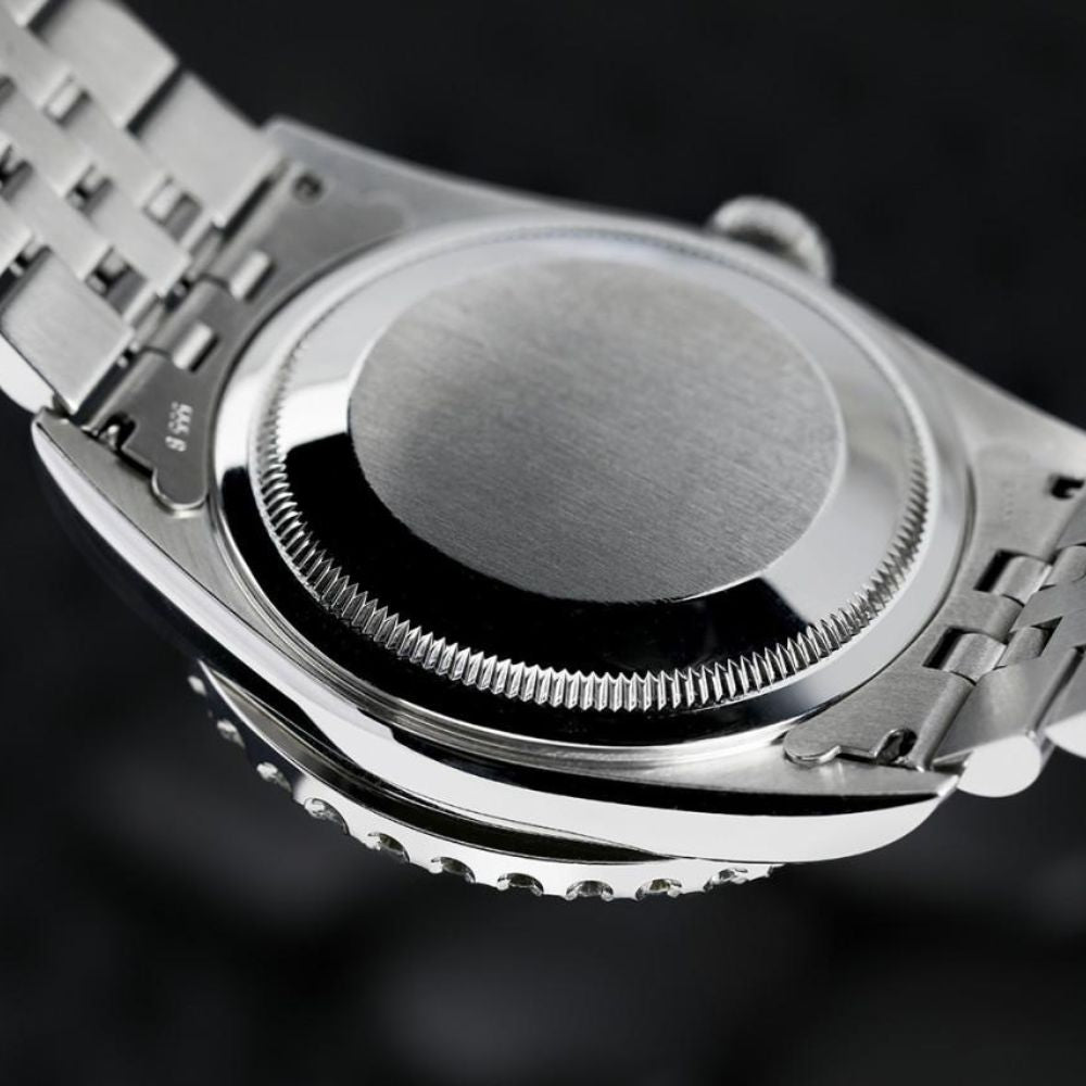 Men's Datejust Roman Numeral Moissanite Wrist Watch